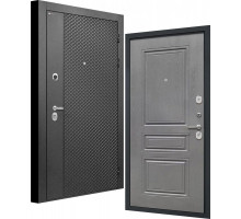 Входная дверь Олимпия Black - ФЛ-243-М Вуд дуб графит