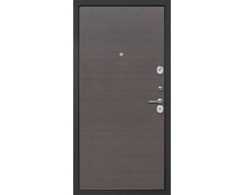 Входная дверь Брайтон Тиковое дерево - Эковенге поперечный (гладкая)