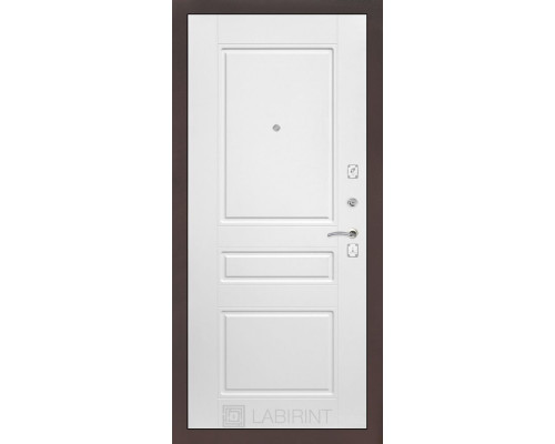 Входная металлическая дверь КЛАССИК антик медный - 03 - Белый софт