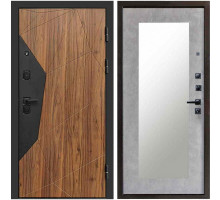 Дверь Авангард Зеркало триумф бетон светлый
