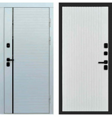 Входная дверь White line Flat белый софт