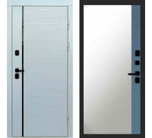 Входная дверь White line Зеркало фацет grey софт